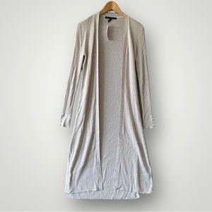 Worn once WHBM Long Cardigan with Gold Size L
